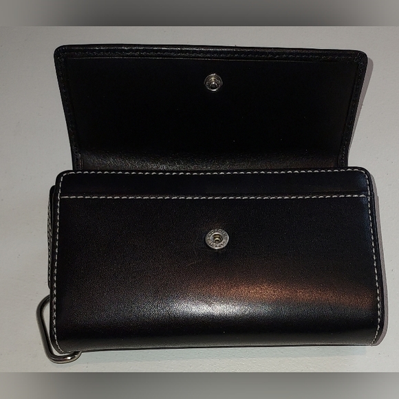 Coach Black Leather Small Multi-Functional Wallet 4768BF NWT - Picture 6 of 8